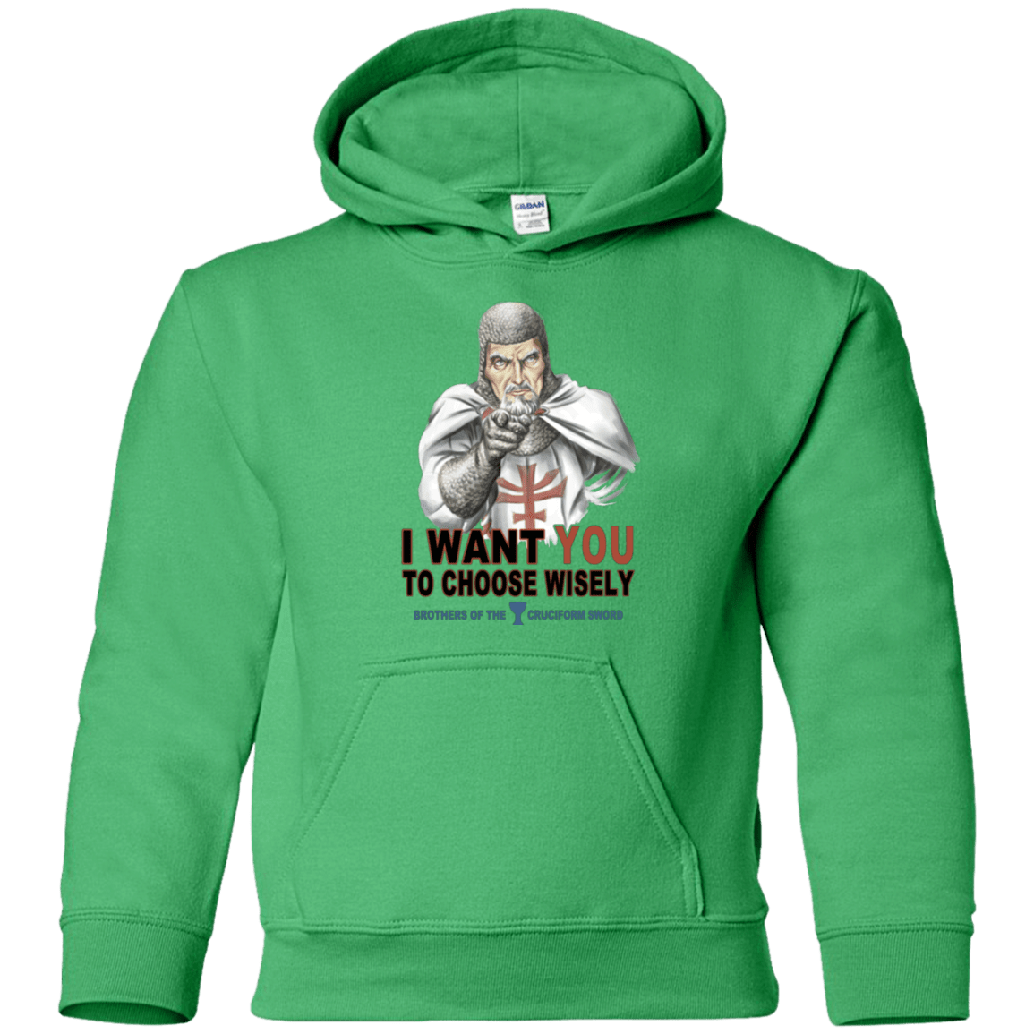 Sweatshirts Irish Green / YS Choose Wisely Youth Hoodie