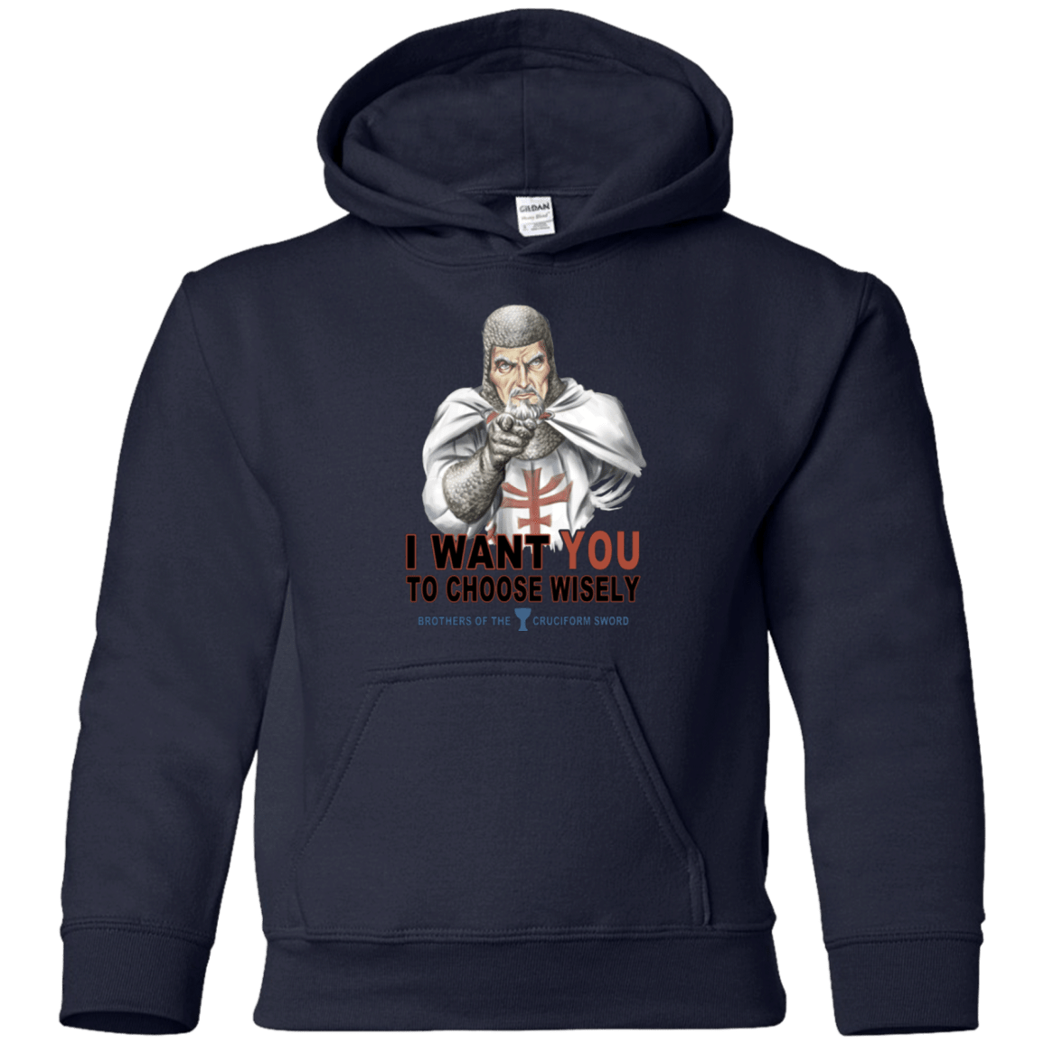 Sweatshirts Navy / YS Choose Wisely Youth Hoodie