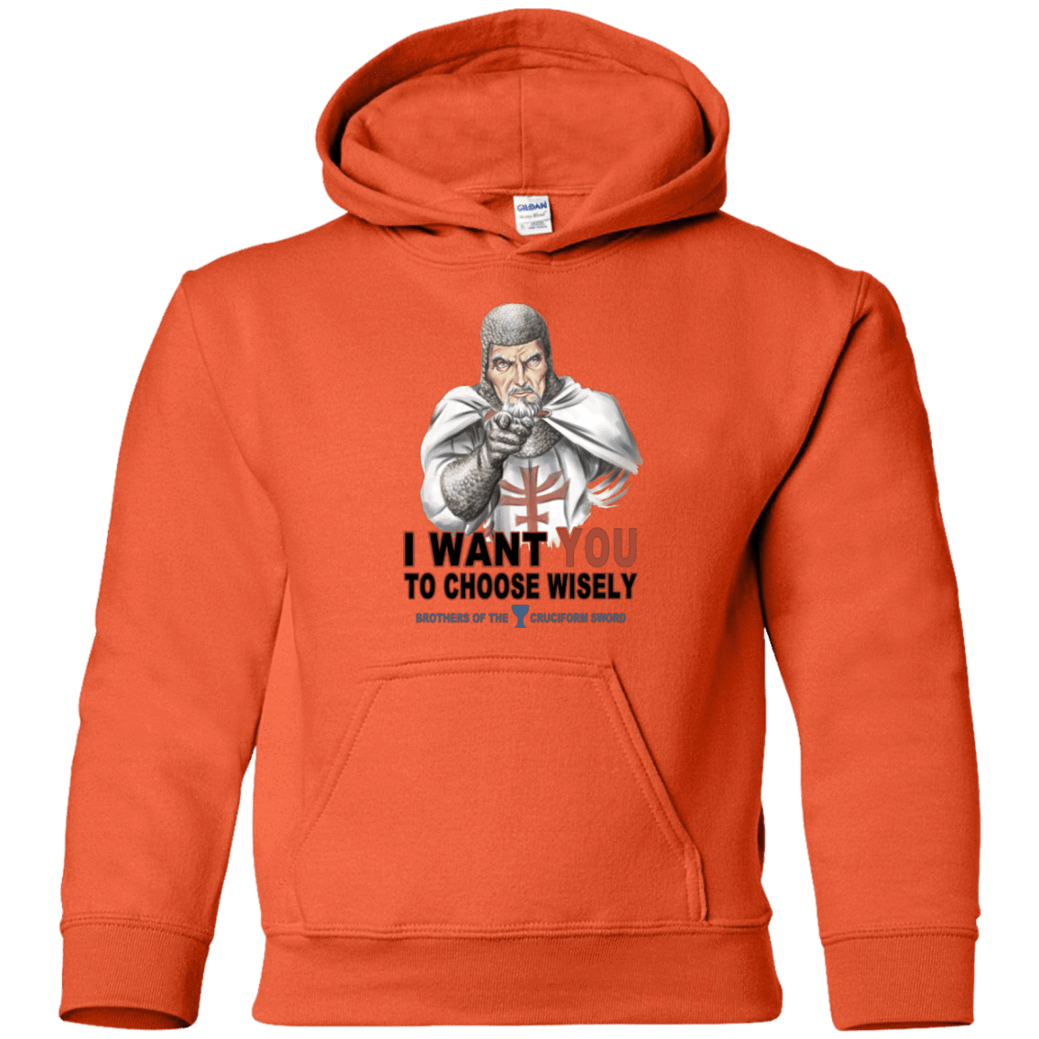 Sweatshirts Orange / YS Choose Wisely Youth Hoodie