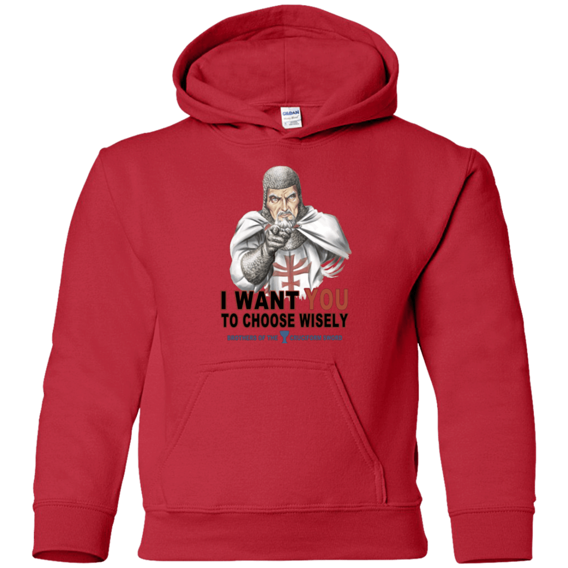 Sweatshirts Red / YS Choose Wisely Youth Hoodie