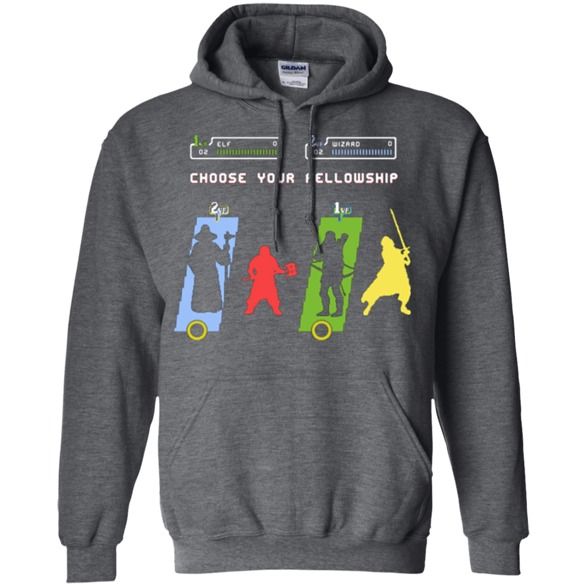 Sweatshirts Dark Heather / Small Choose your Fellowship Pullover Hoodie