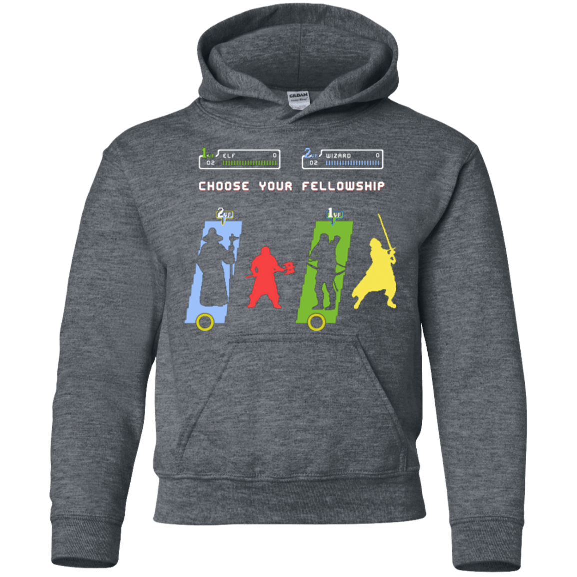 Sweatshirts Dark Heather / YS Choose your Fellowship Youth Hoodie