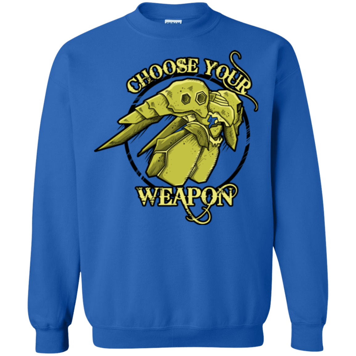 Sweatshirts Royal / Small CHOOSE YOUR WEAPON Crewneck Sweatshirt