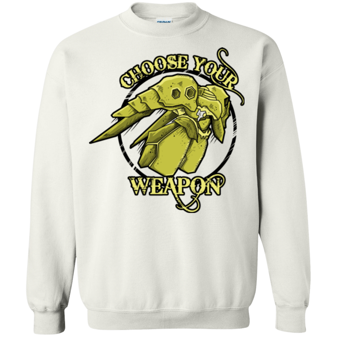 Sweatshirts White / Small CHOOSE YOUR WEAPON Crewneck Sweatshirt