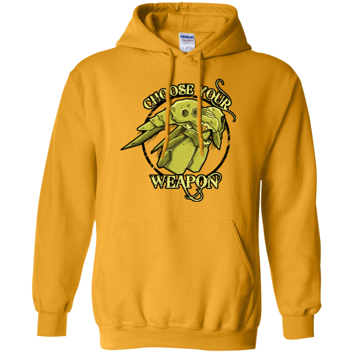 Sweatshirts Gold / Small CHOOSE YOUR WEAPON Pullover Hoodie