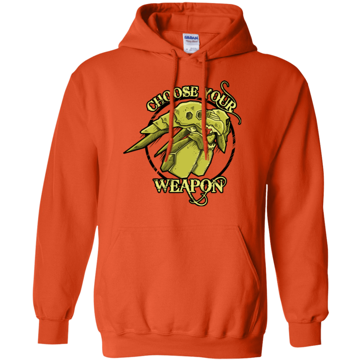Sweatshirts Orange / Small CHOOSE YOUR WEAPON Pullover Hoodie