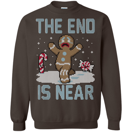 Sweatshirts Dark Chocolate / S Christmas Is Near Crewneck Sweatshirt