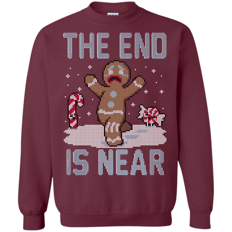 Sweatshirts Maroon / S Christmas Is Near Crewneck Sweatshirt