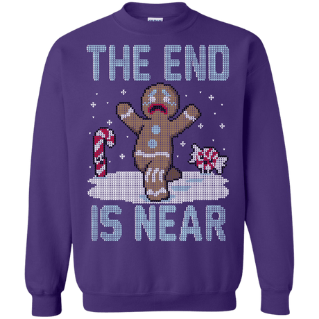 Sweatshirts Purple / S Christmas Is Near Crewneck Sweatshirt
