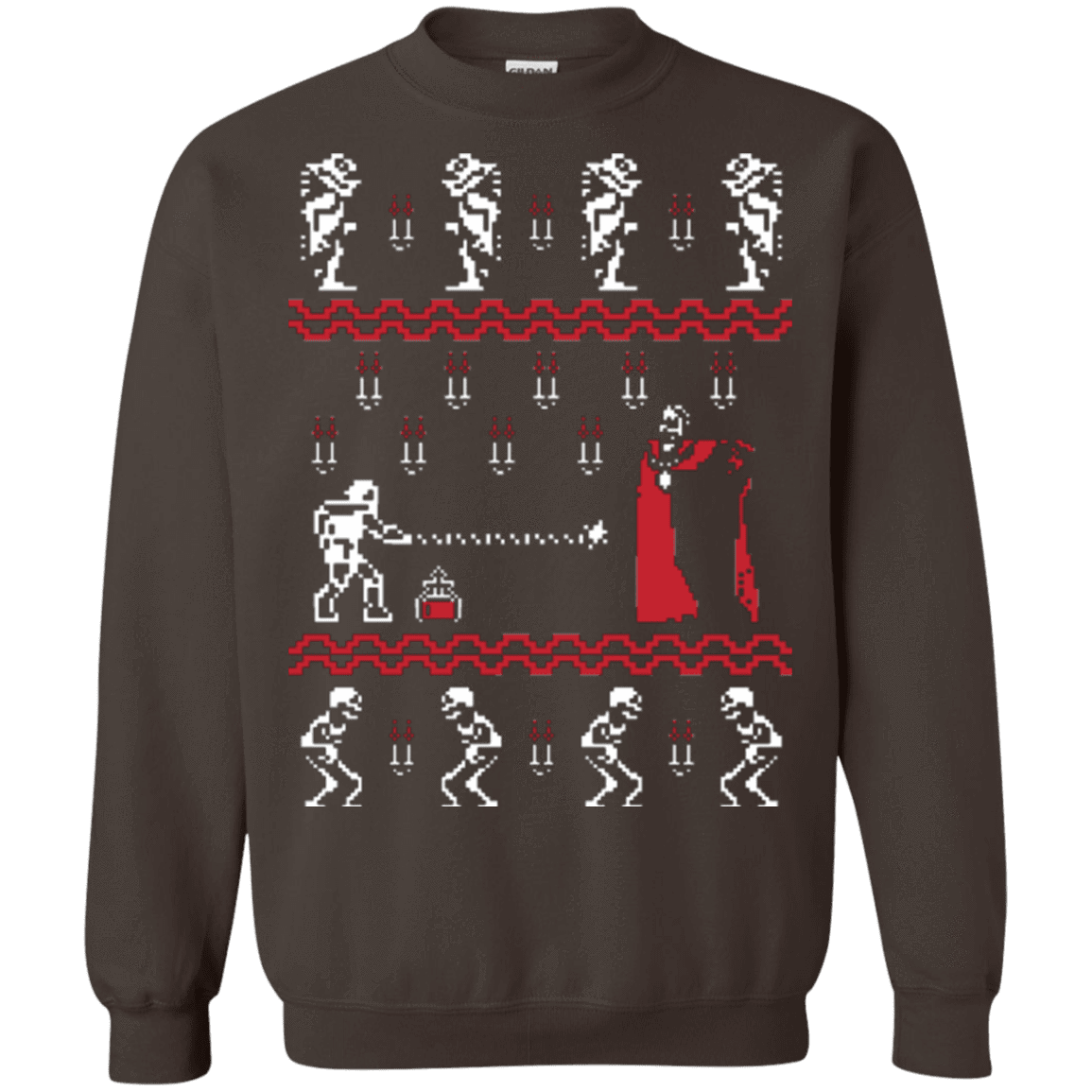Sweatshirts Dark Chocolate / Small Christmasvania Crewneck Sweatshirt