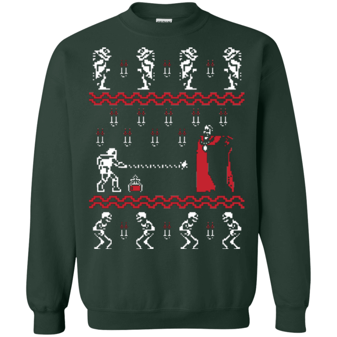 Sweatshirts Forest Green / Small Christmasvania Crewneck Sweatshirt