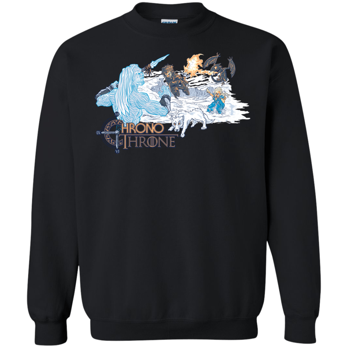Sweatshirts Black / Small Chrono Throne Crewneck Sweatshirt