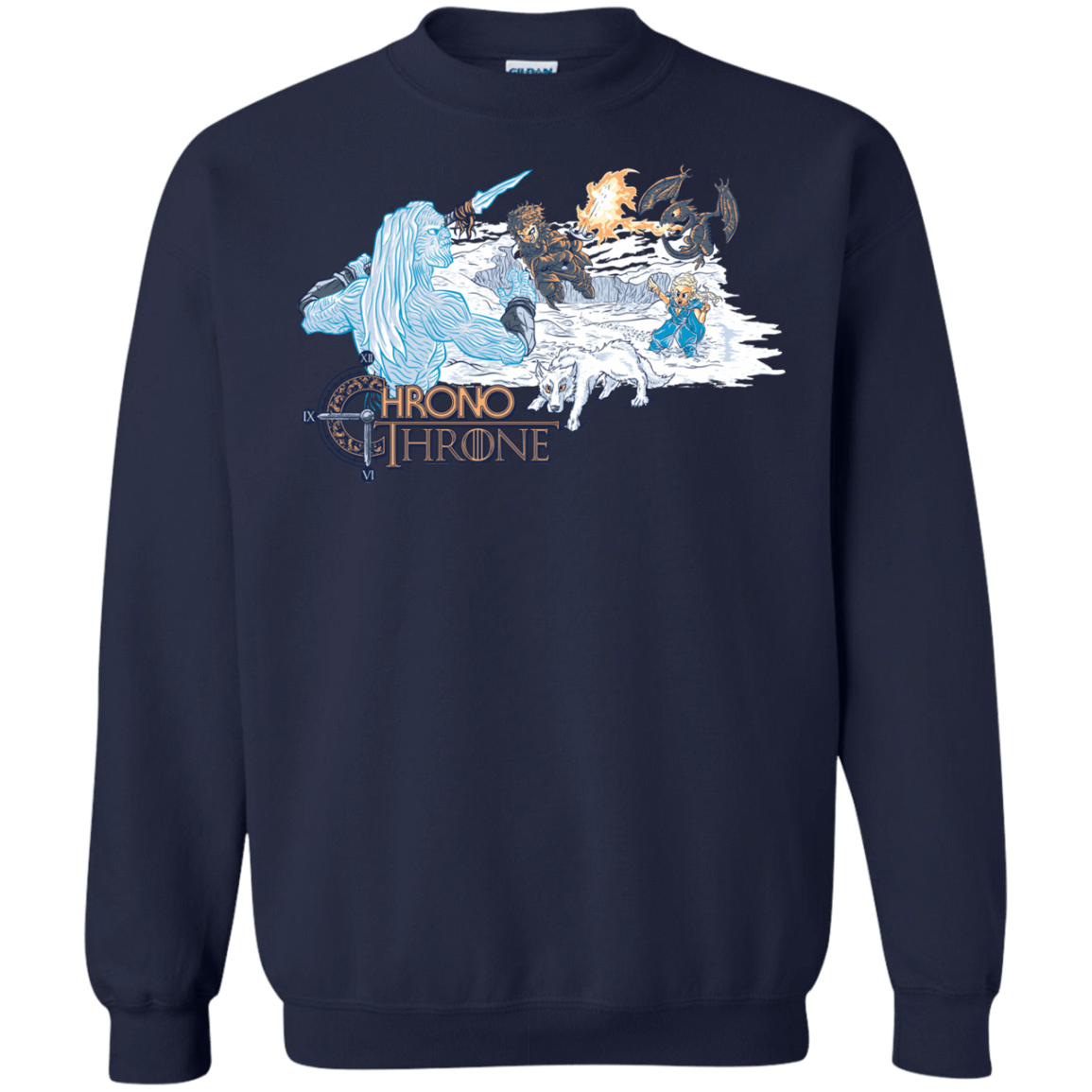 Sweatshirts Navy / Small Chrono Throne Crewneck Sweatshirt