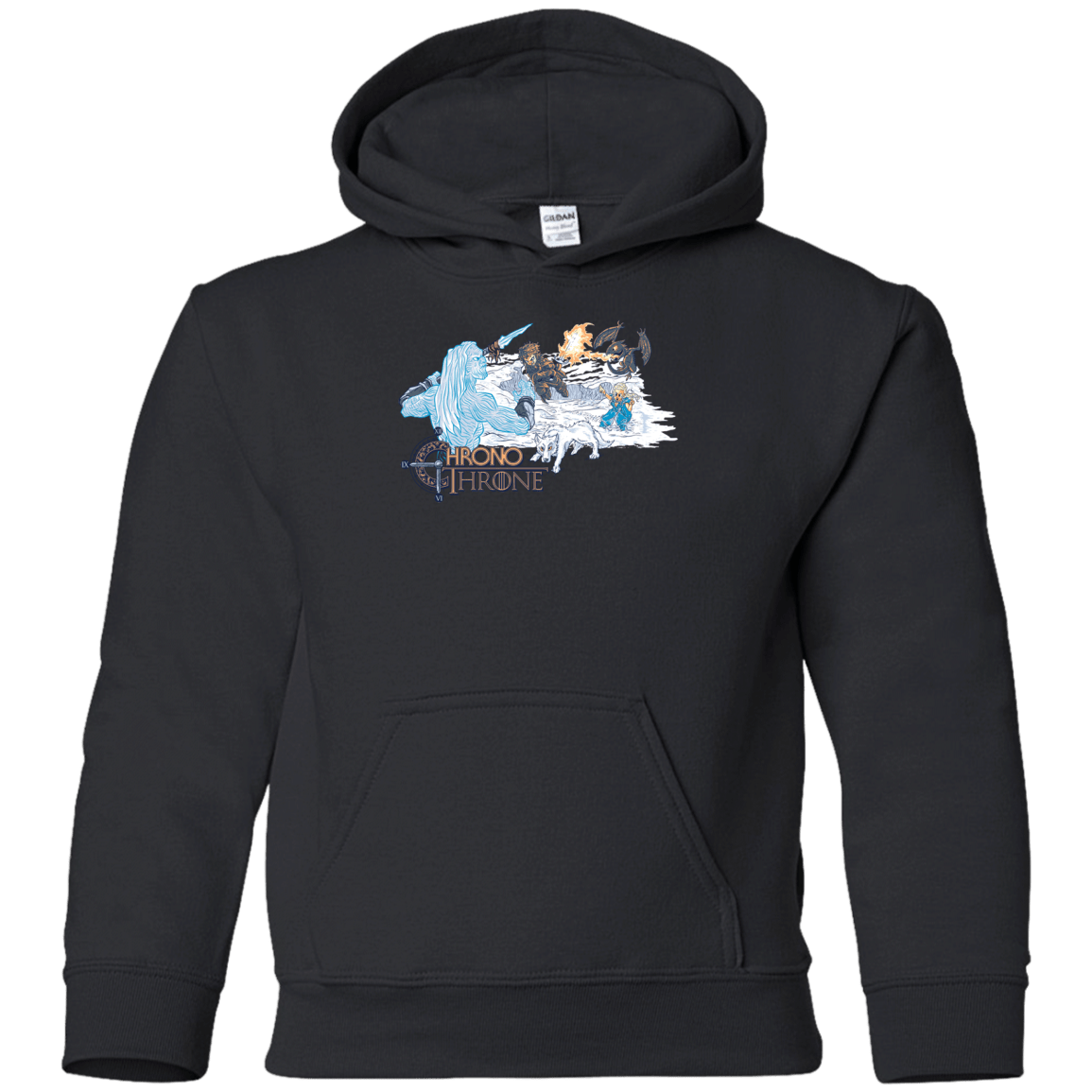 Sweatshirts Black / YS Chrono Throne Youth Hoodie