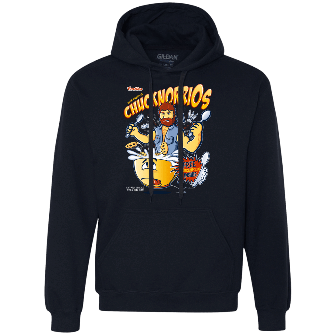 Sweatshirts Navy / S ChucknorriOs Premium Fleece Hoodie