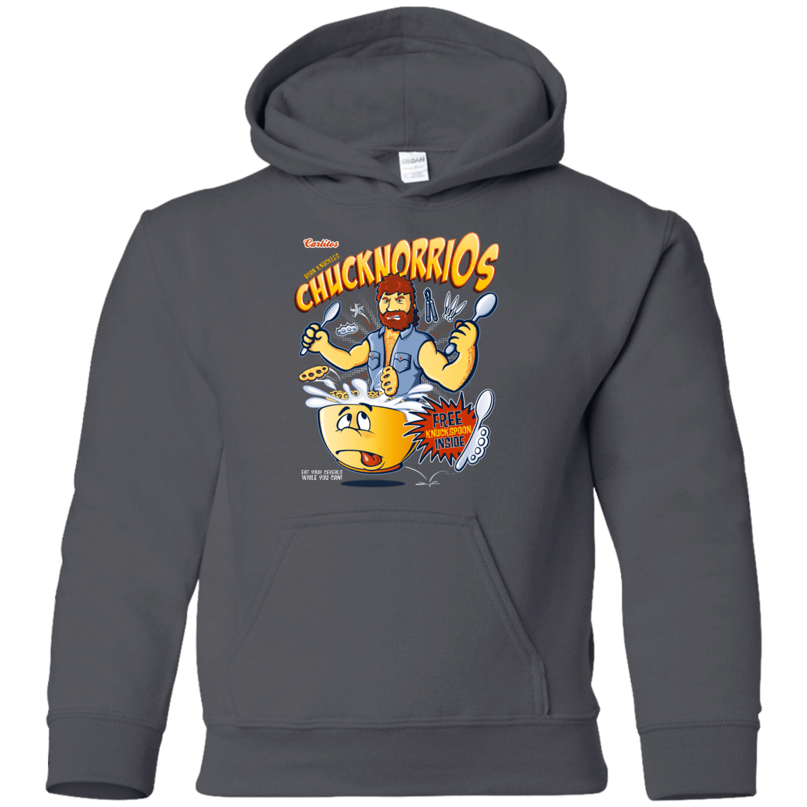 Sweatshirts Charcoal / YS ChucknorriOs Youth Hoodie