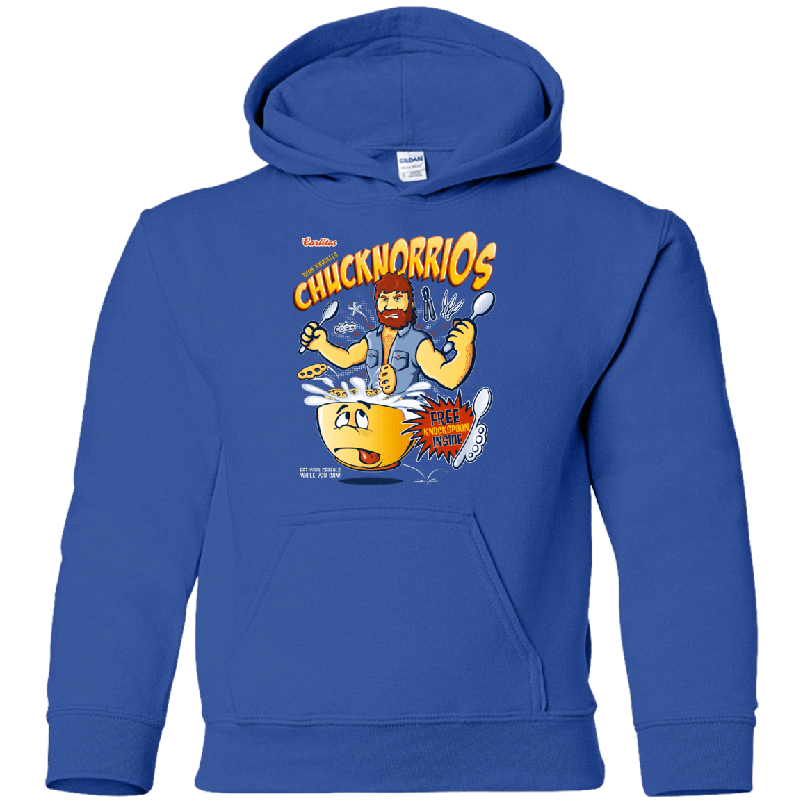 Sweatshirts Royal / YS ChucknorriOs Youth Hoodie