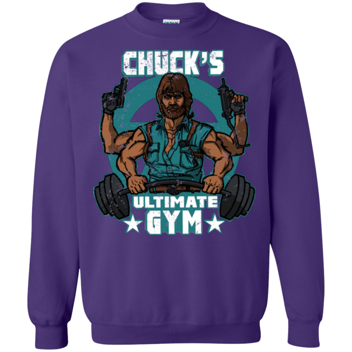 Sweatshirts Purple / Small Chucks Ultimate Gym Crewneck Sweatshirt
