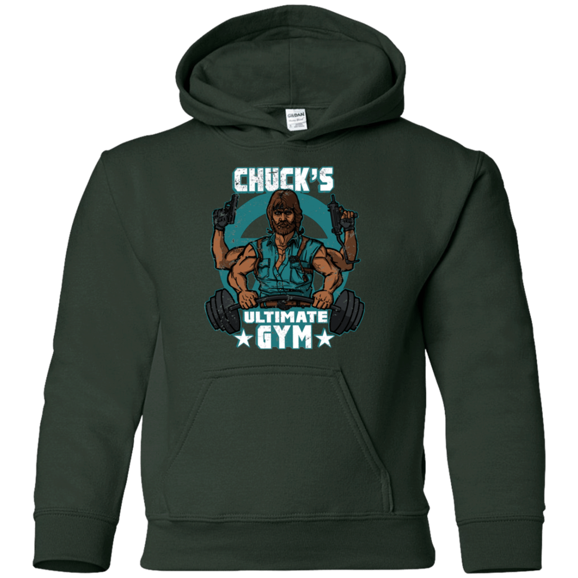 Sweatshirts Forest Green / YS Chucks Ultimate Gym Youth Hoodie