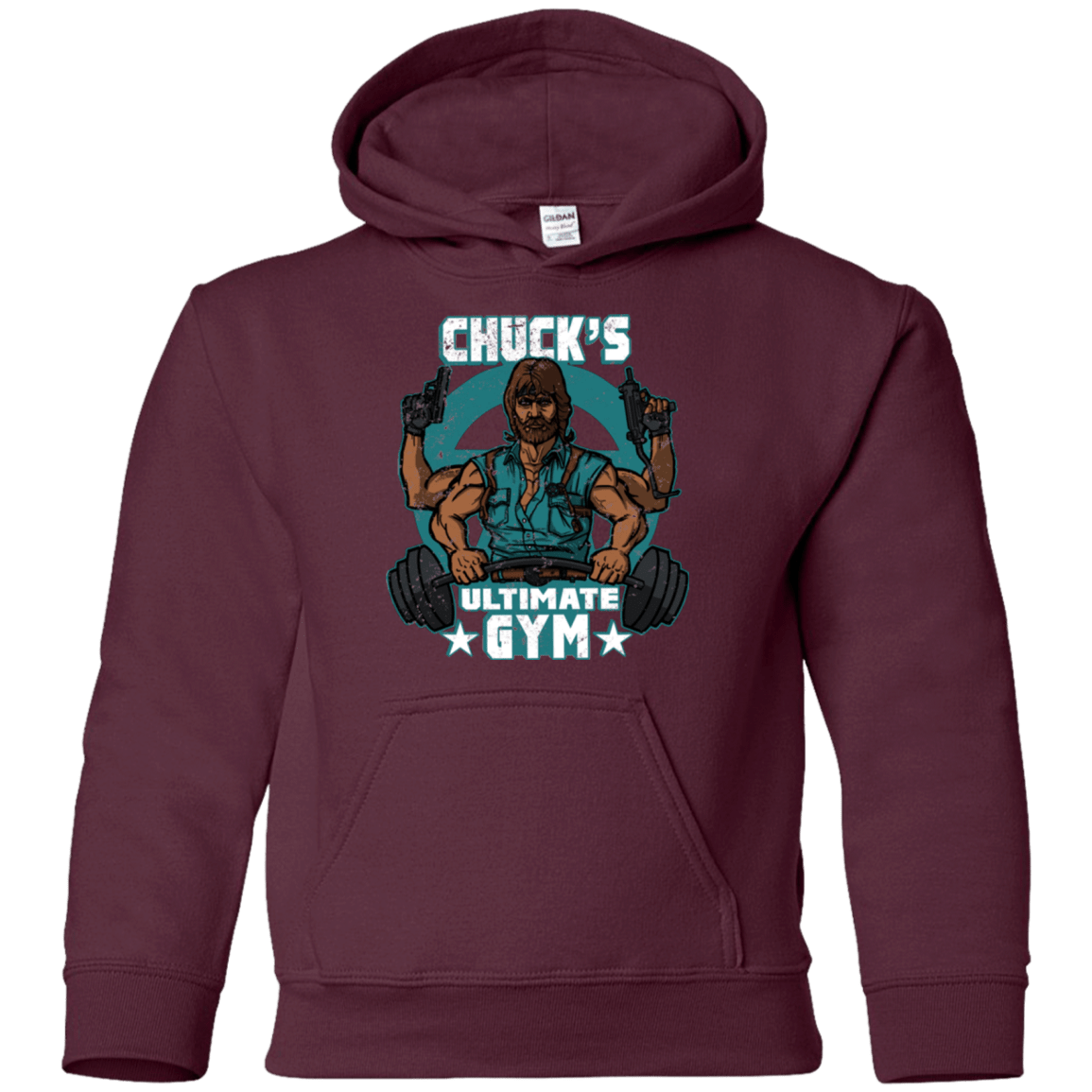 Sweatshirts Maroon / YS Chucks Ultimate Gym Youth Hoodie