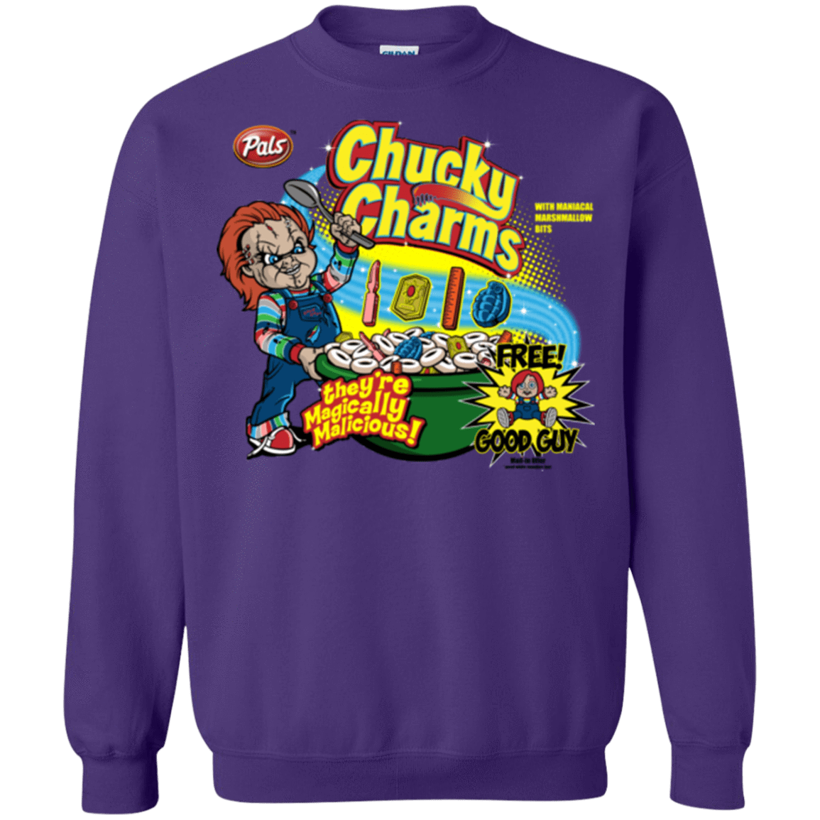 Sweatshirts Purple / Small Chucky Charms Crewneck Sweatshirt
