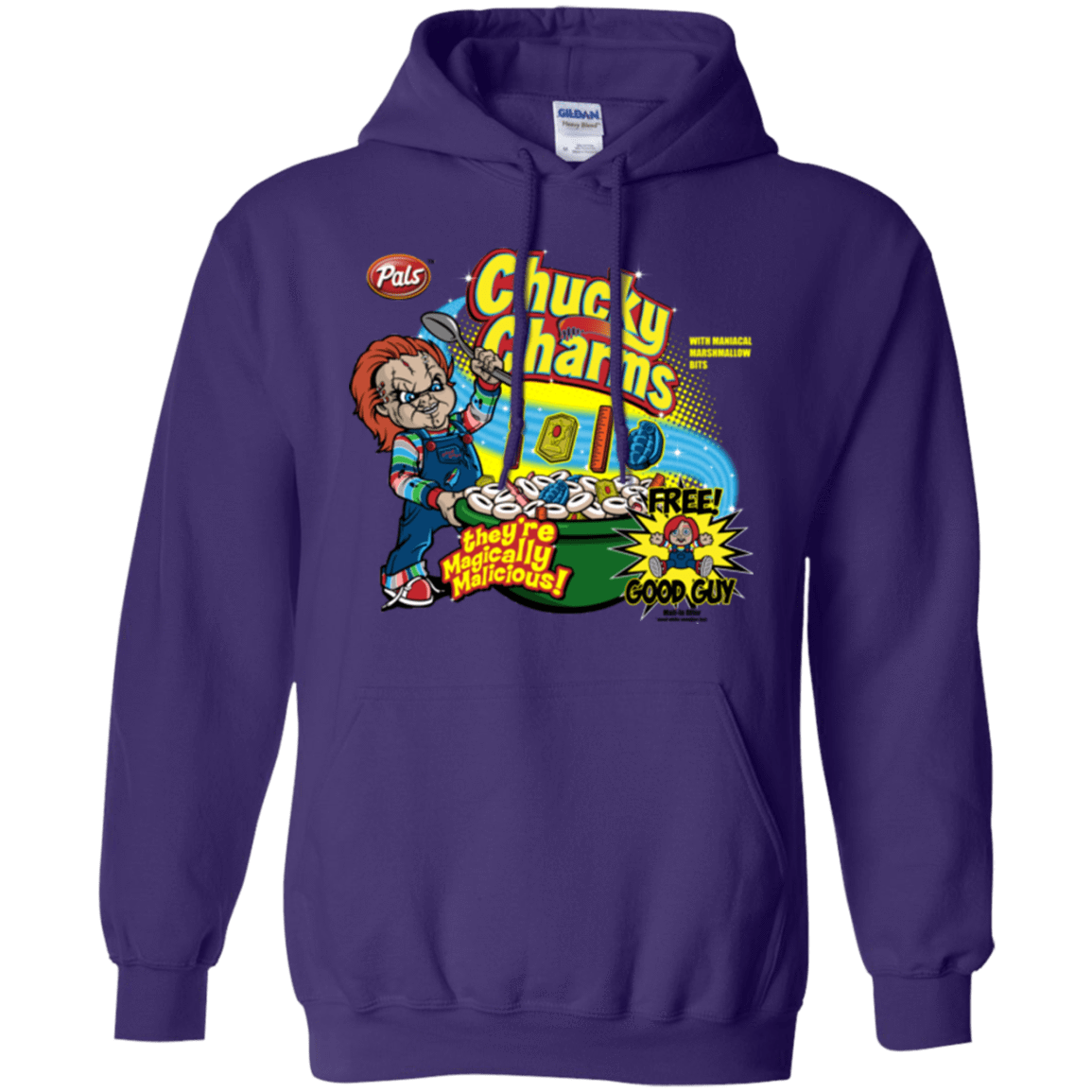 Sweatshirts Purple / Small Chucky Charms Pullover Hoodie
