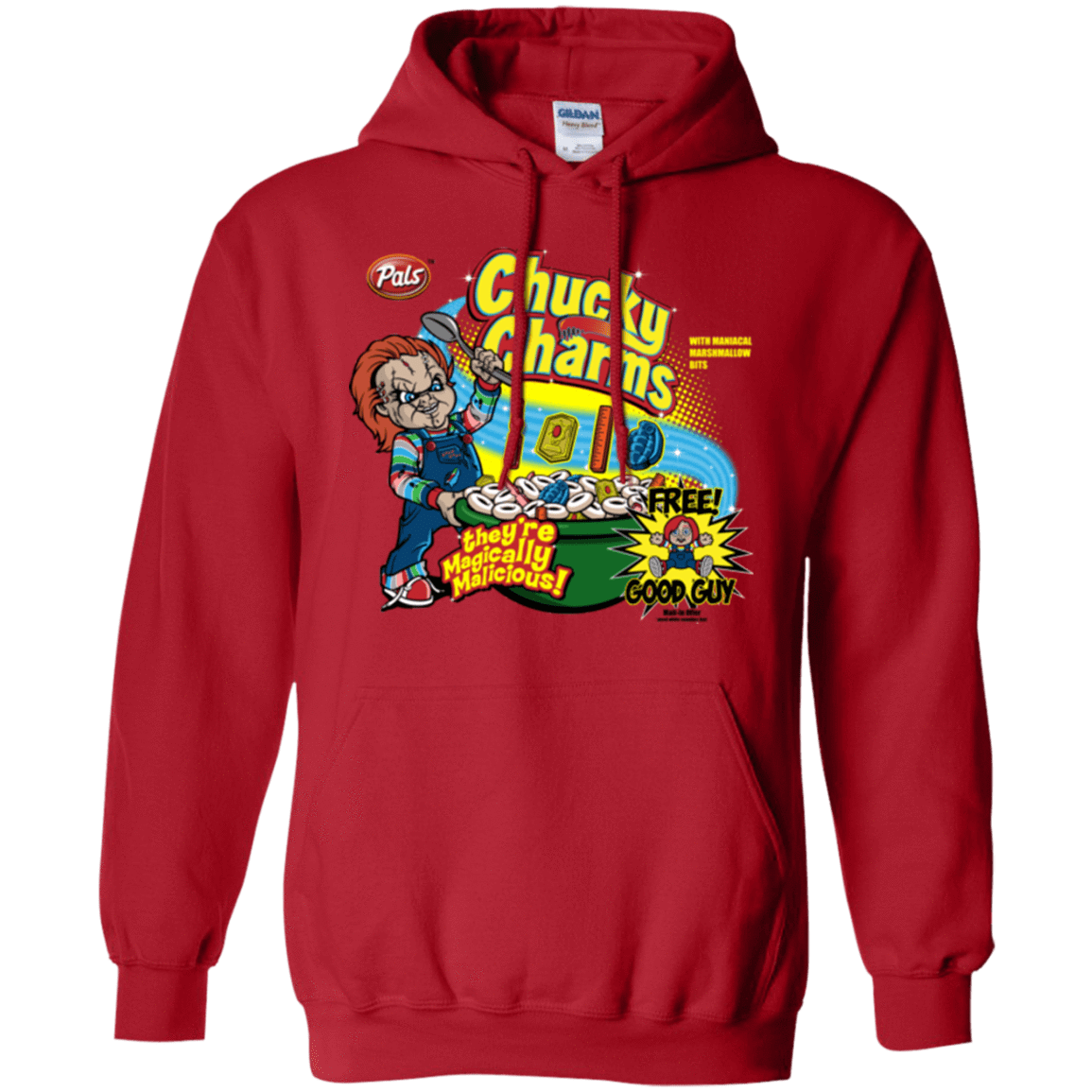 Sweatshirts Red / Small Chucky Charms Pullover Hoodie