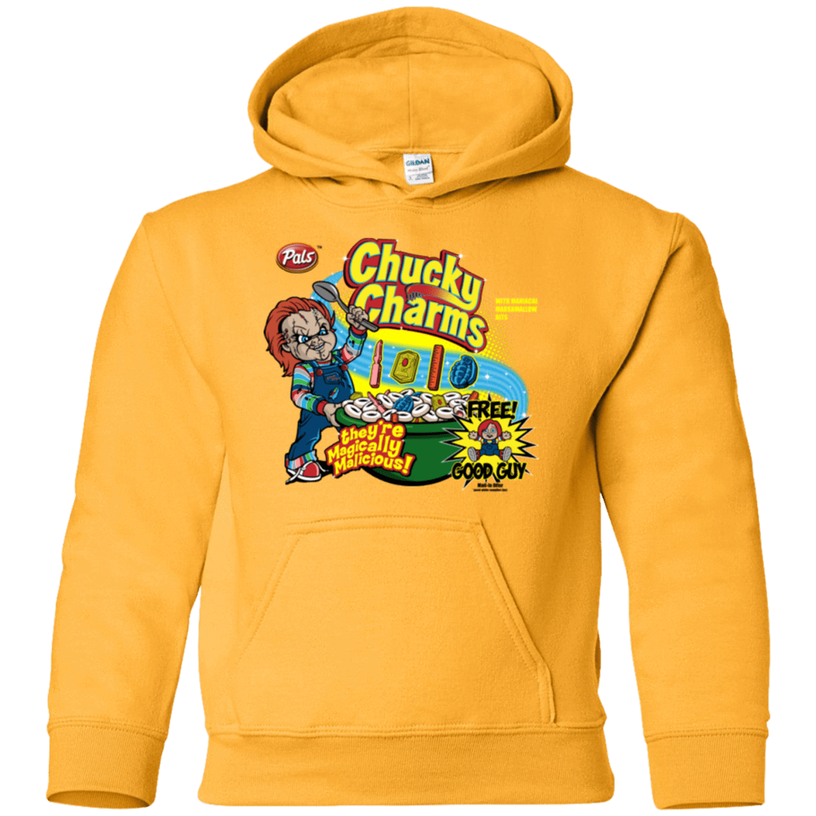 Sweatshirts Gold / YS Chucky Charms Youth Hoodie