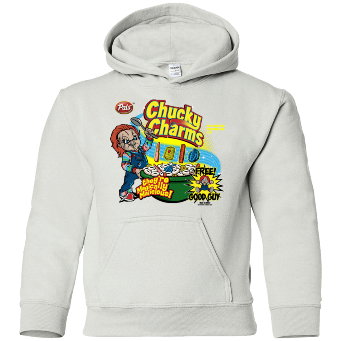 Sweatshirts White / YS Chucky Charms Youth Hoodie