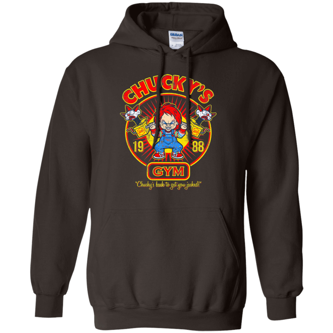 Sweatshirts Dark Chocolate / S Chucky's Gym Pullover Hoodie