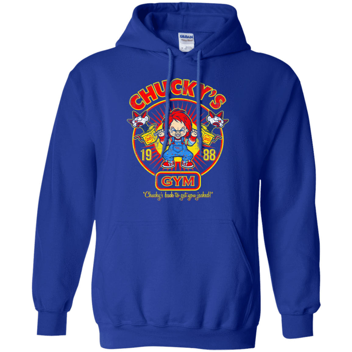 Sweatshirts Royal / S Chucky's Gym Pullover Hoodie