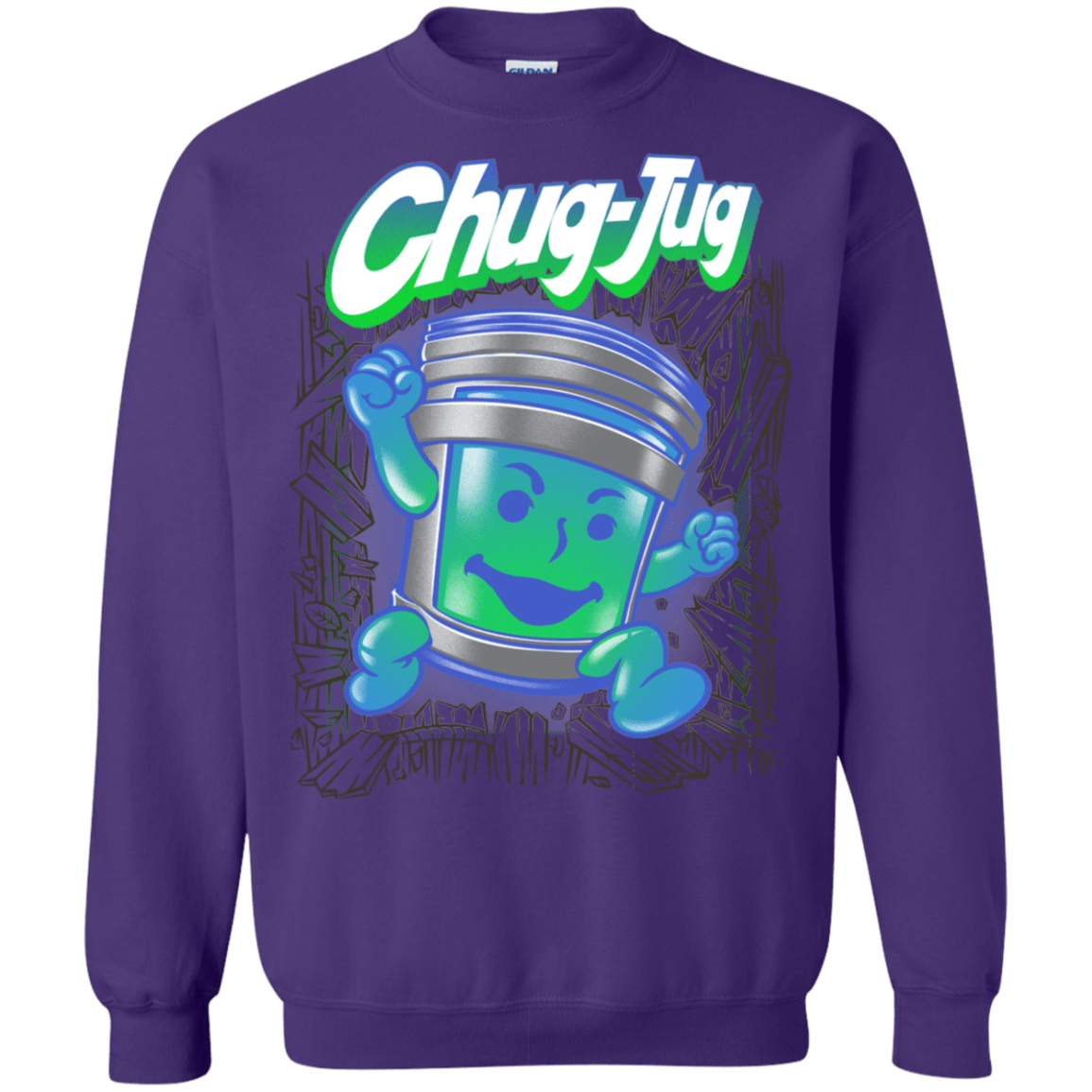 Sweatshirts Purple / S Chug-Jug Crewneck Sweatshirt