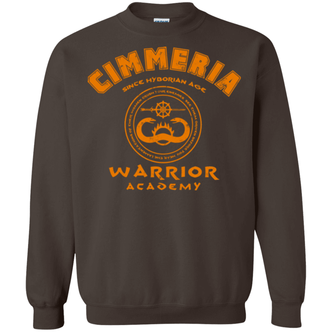 Sweatshirts Dark Chocolate / Small Cimmeria Warrior Academy Crewneck Sweatshirt