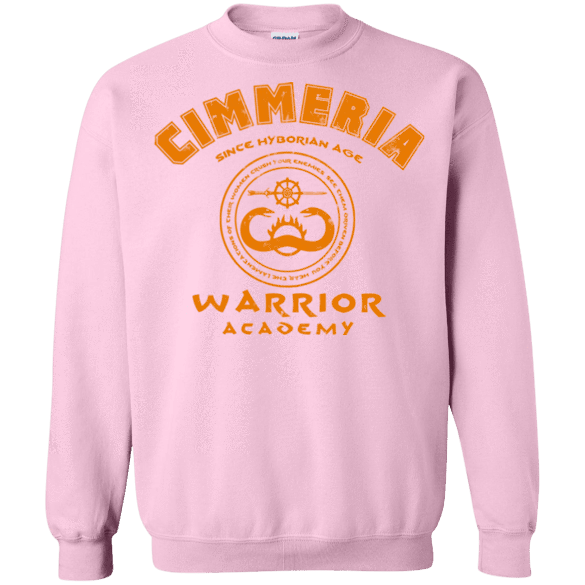 Sweatshirts Light Pink / Small Cimmeria Warrior Academy Crewneck Sweatshirt