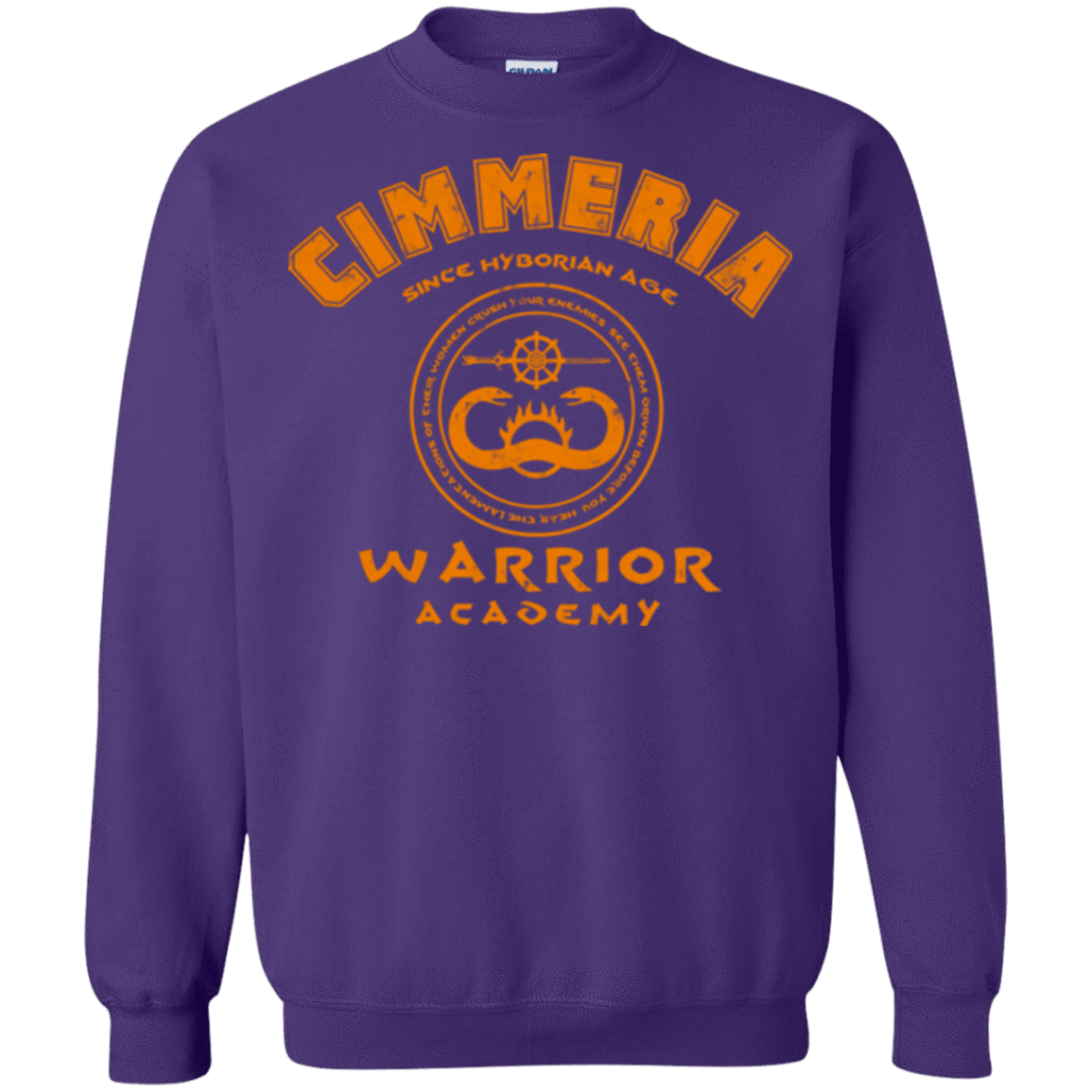Sweatshirts Purple / Small Cimmeria Warrior Academy Crewneck Sweatshirt