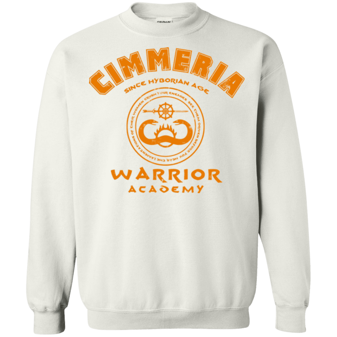 Sweatshirts White / Small Cimmeria Warrior Academy Crewneck Sweatshirt
