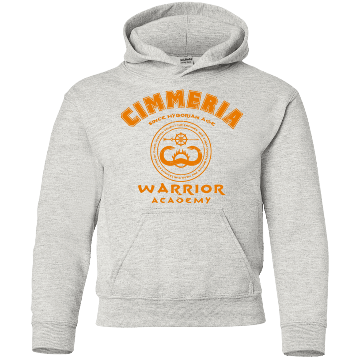 Sweatshirts Ash / YS Cimmeria Warrior Academy Youth Hoodie