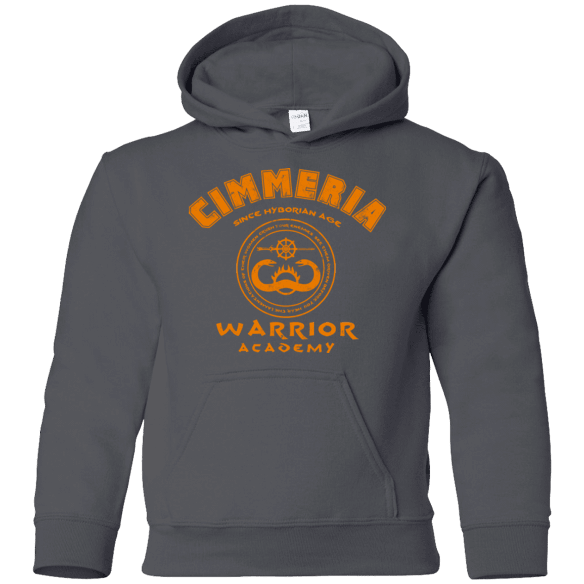Sweatshirts Charcoal / YS Cimmeria Warrior Academy Youth Hoodie