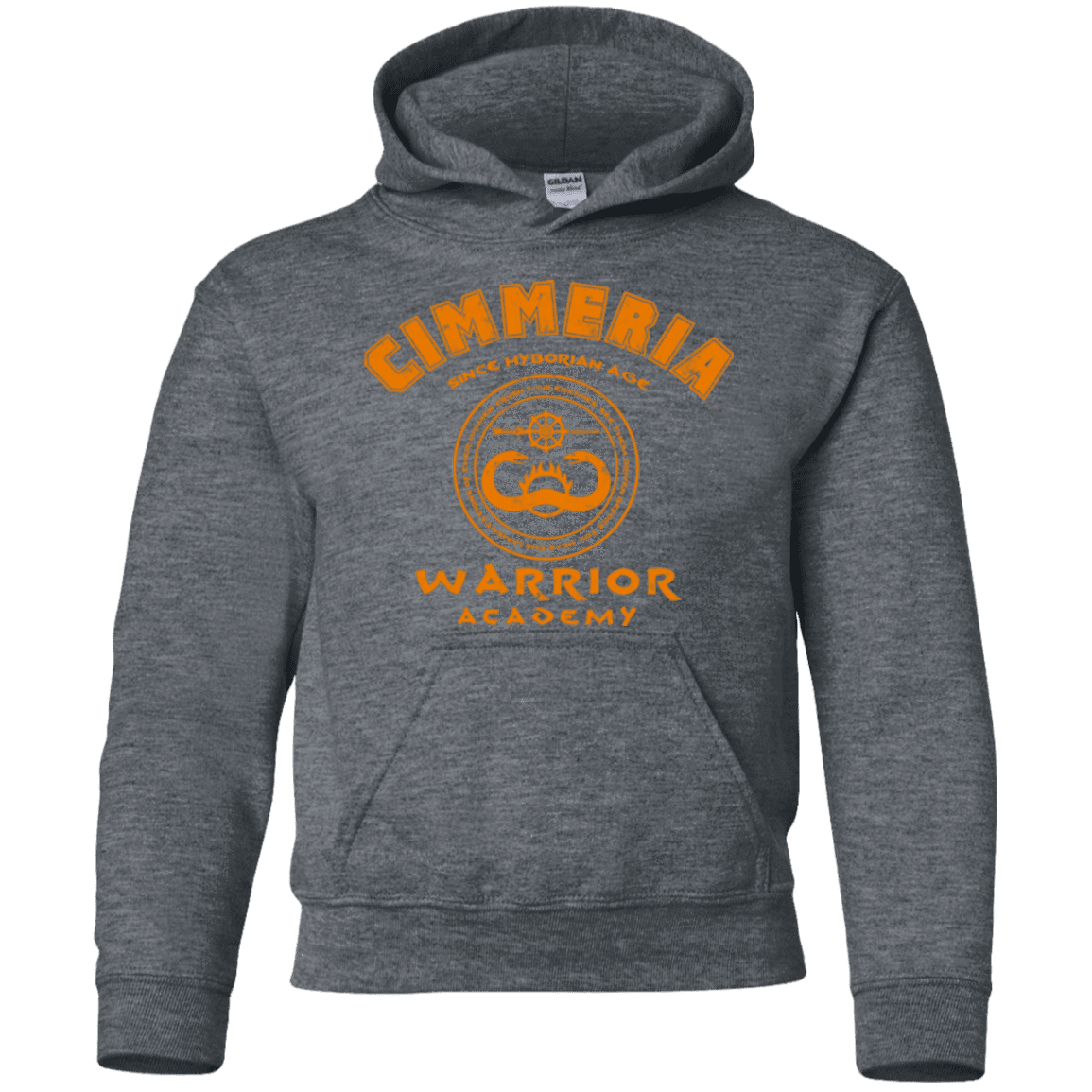 Sweatshirts Dark Heather / YS Cimmeria Warrior Academy Youth Hoodie