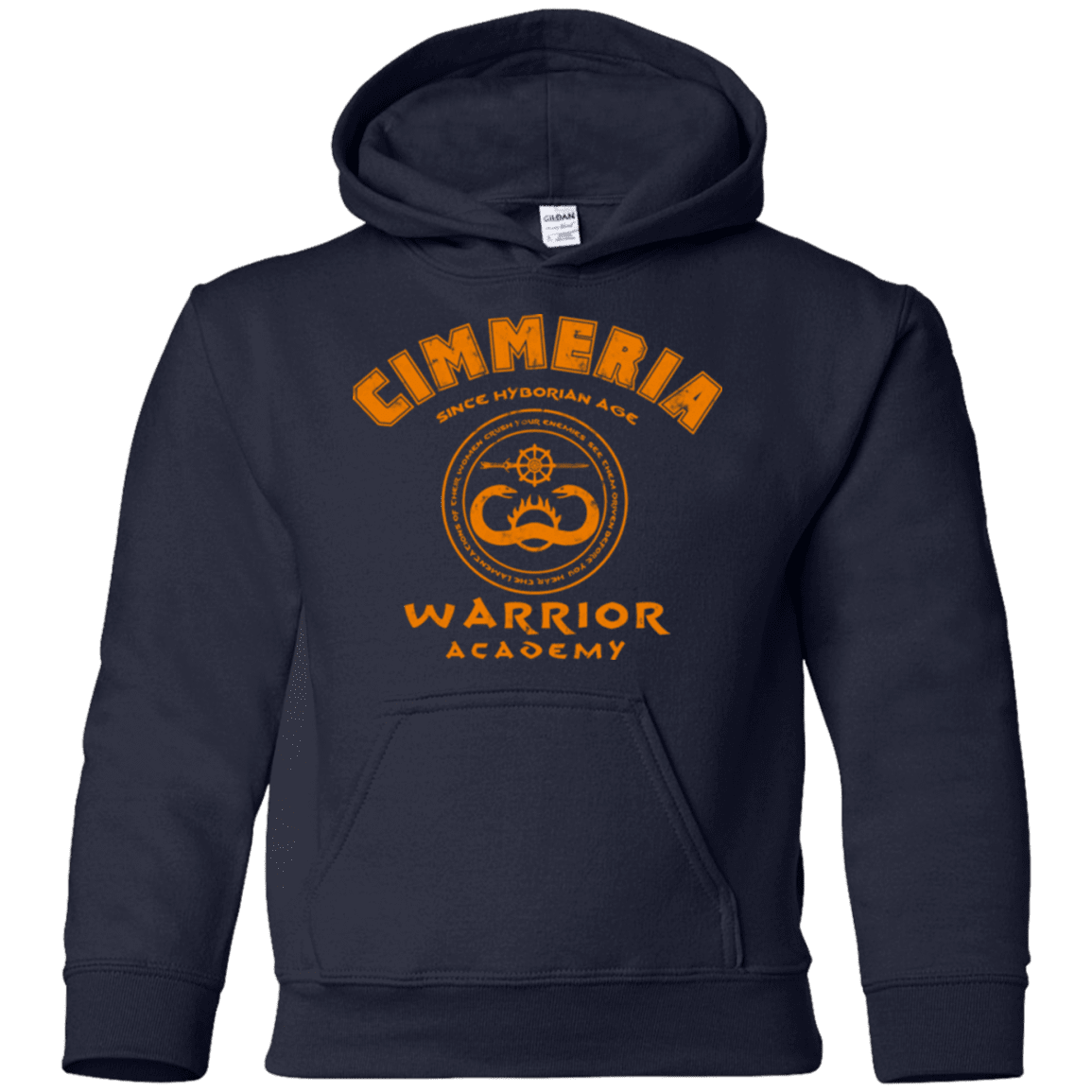 Sweatshirts Navy / YS Cimmeria Warrior Academy Youth Hoodie