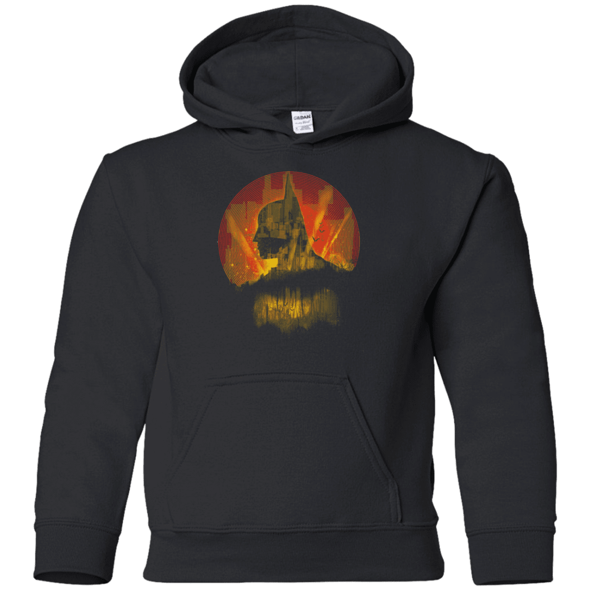 Sweatshirts Black / YS City Knight Doc Orange Youth Hoodie