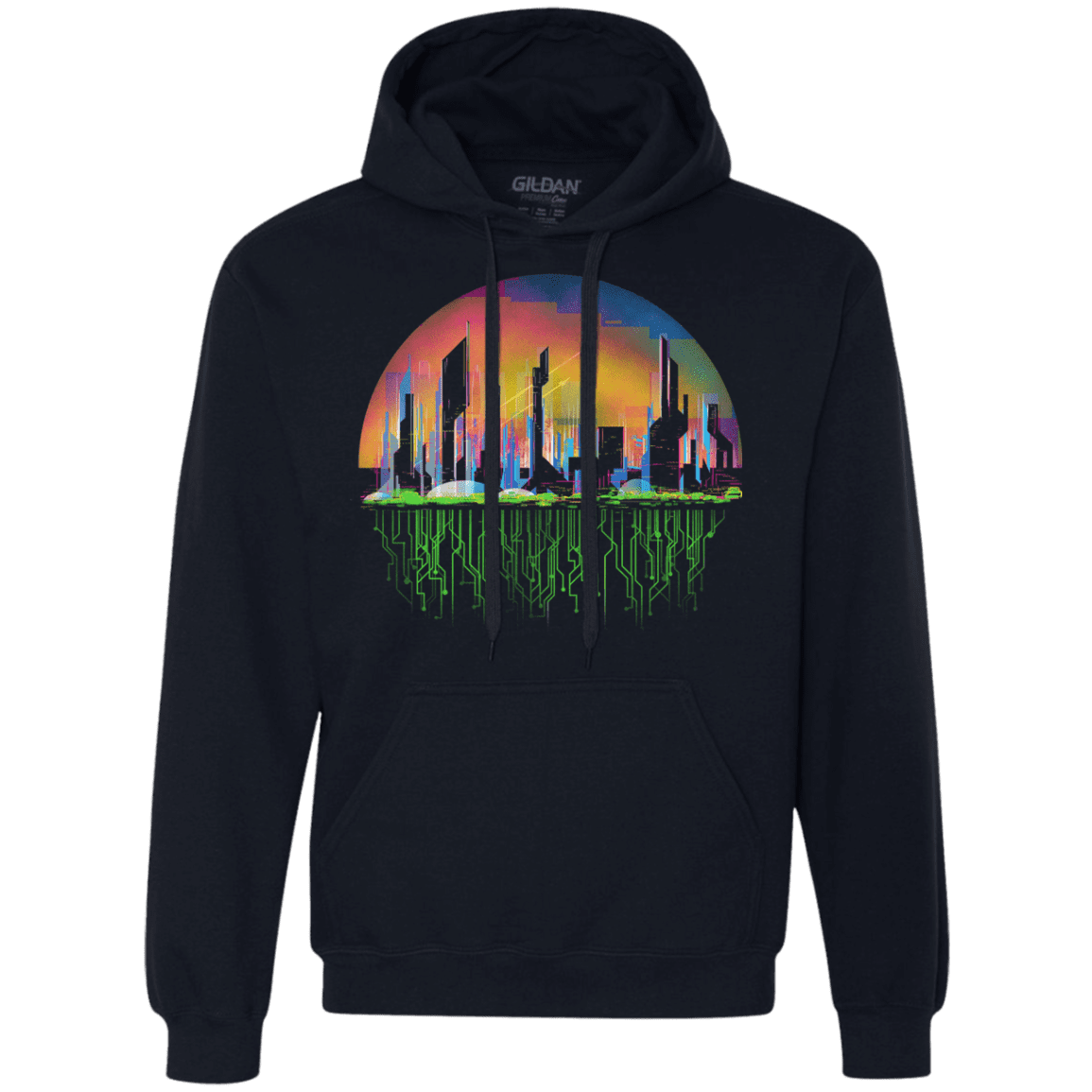 Sweatshirts Navy / S City of Tomorrow Premium Fleece Hoodie