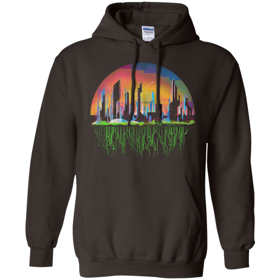 Sweatshirts Dark Chocolate / S City of Tomorrow Pullover Hoodie