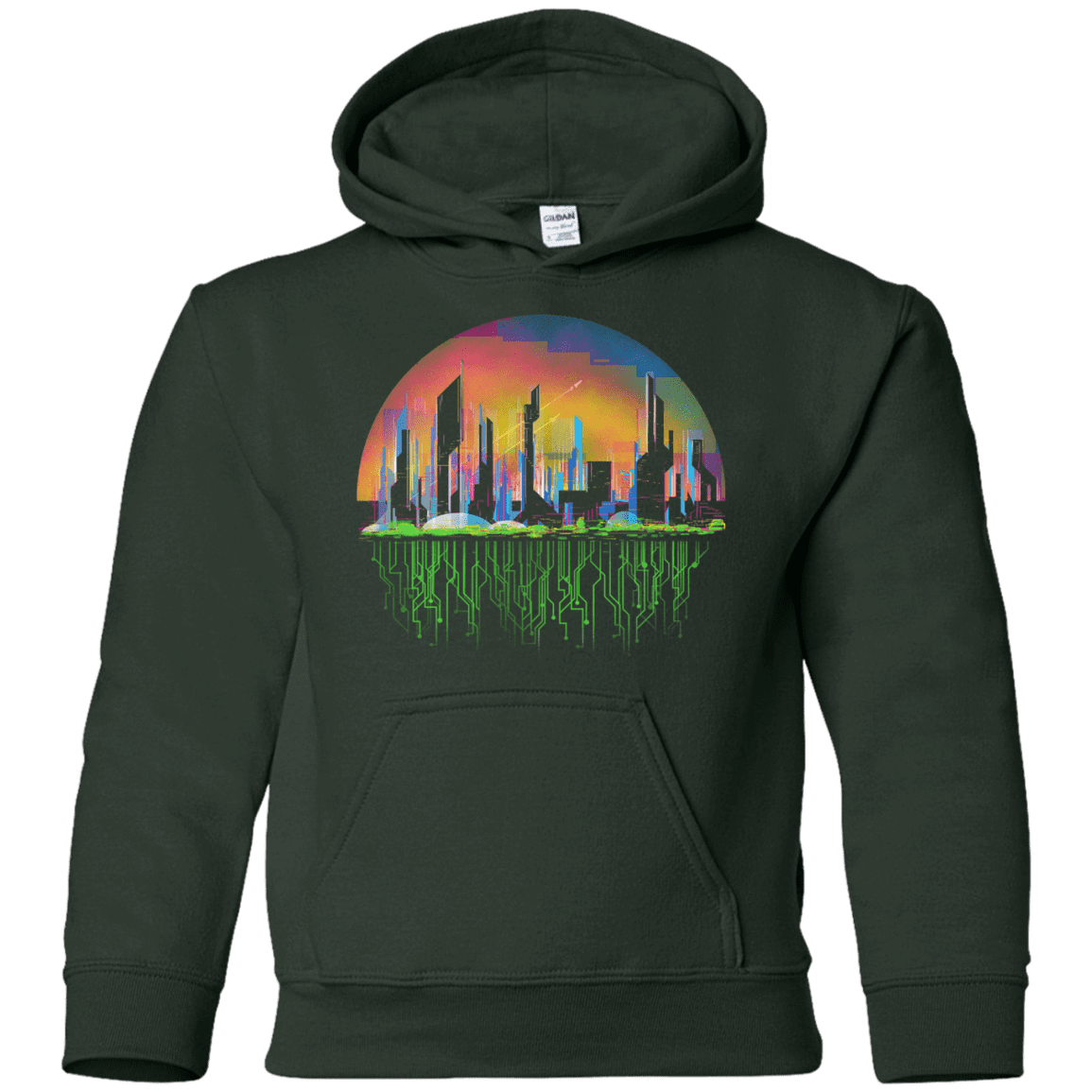 Sweatshirts Forest Green / YS City of Tomorrow Youth Hoodie