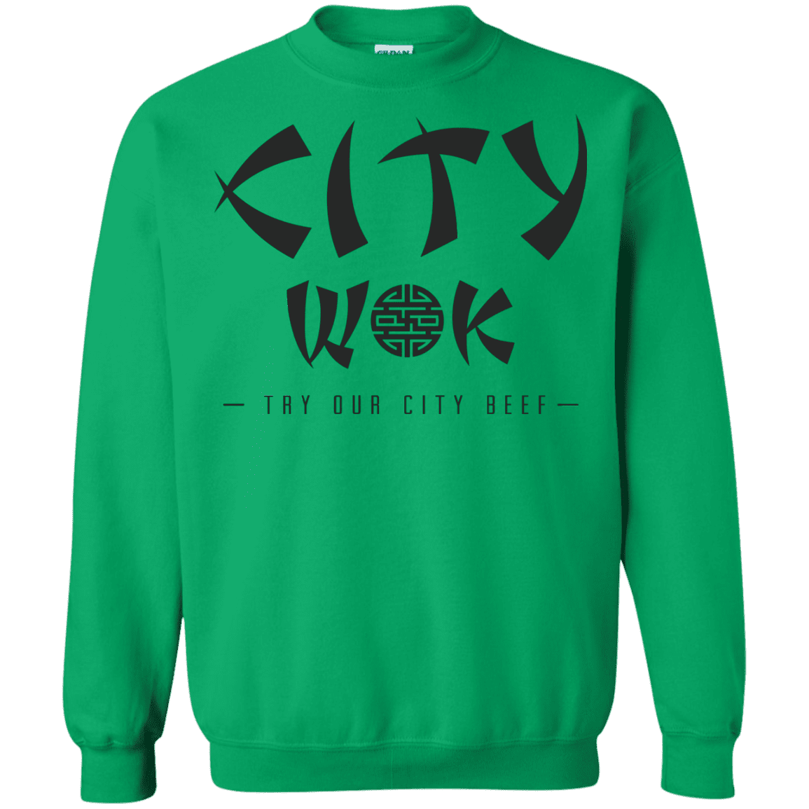 Sweatshirts Irish Green / S City Wok Crewneck Sweatshirt