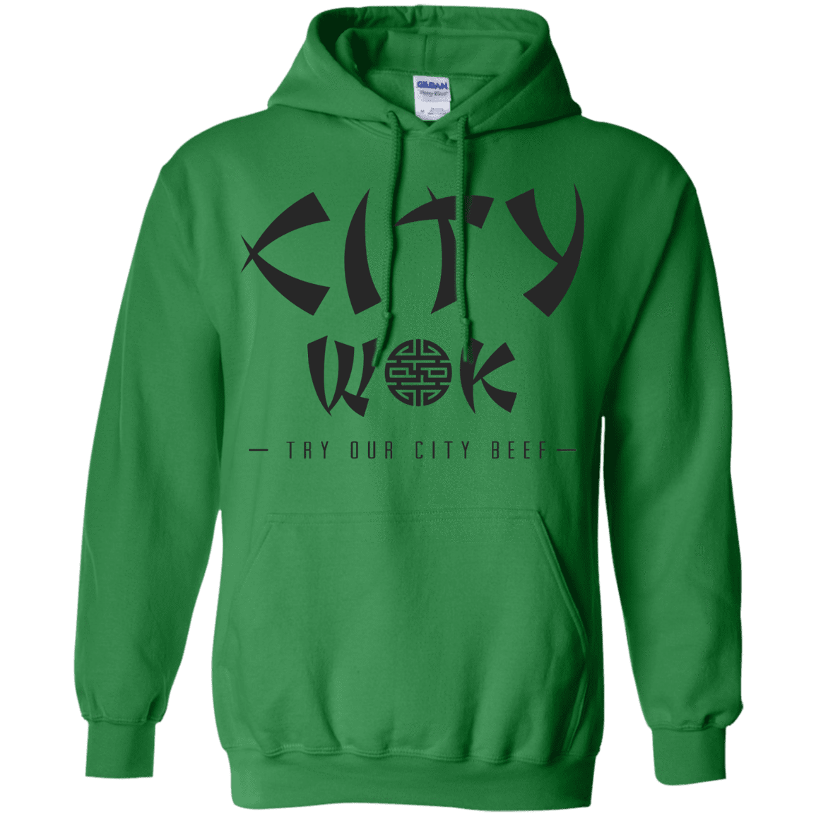Sweatshirts Irish Green / S City Wok Pullover Hoodie