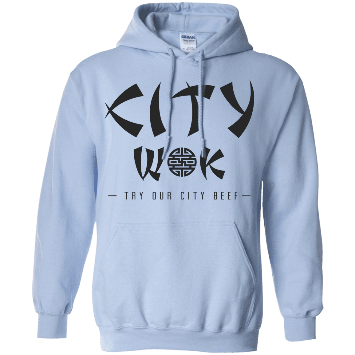 Sweatshirts Light Blue / S City Wok Pullover Hoodie