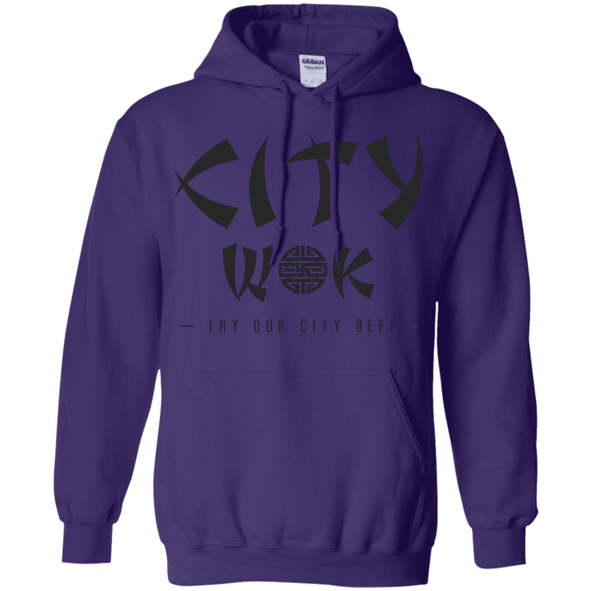Sweatshirts Purple / S City Wok Pullover Hoodie