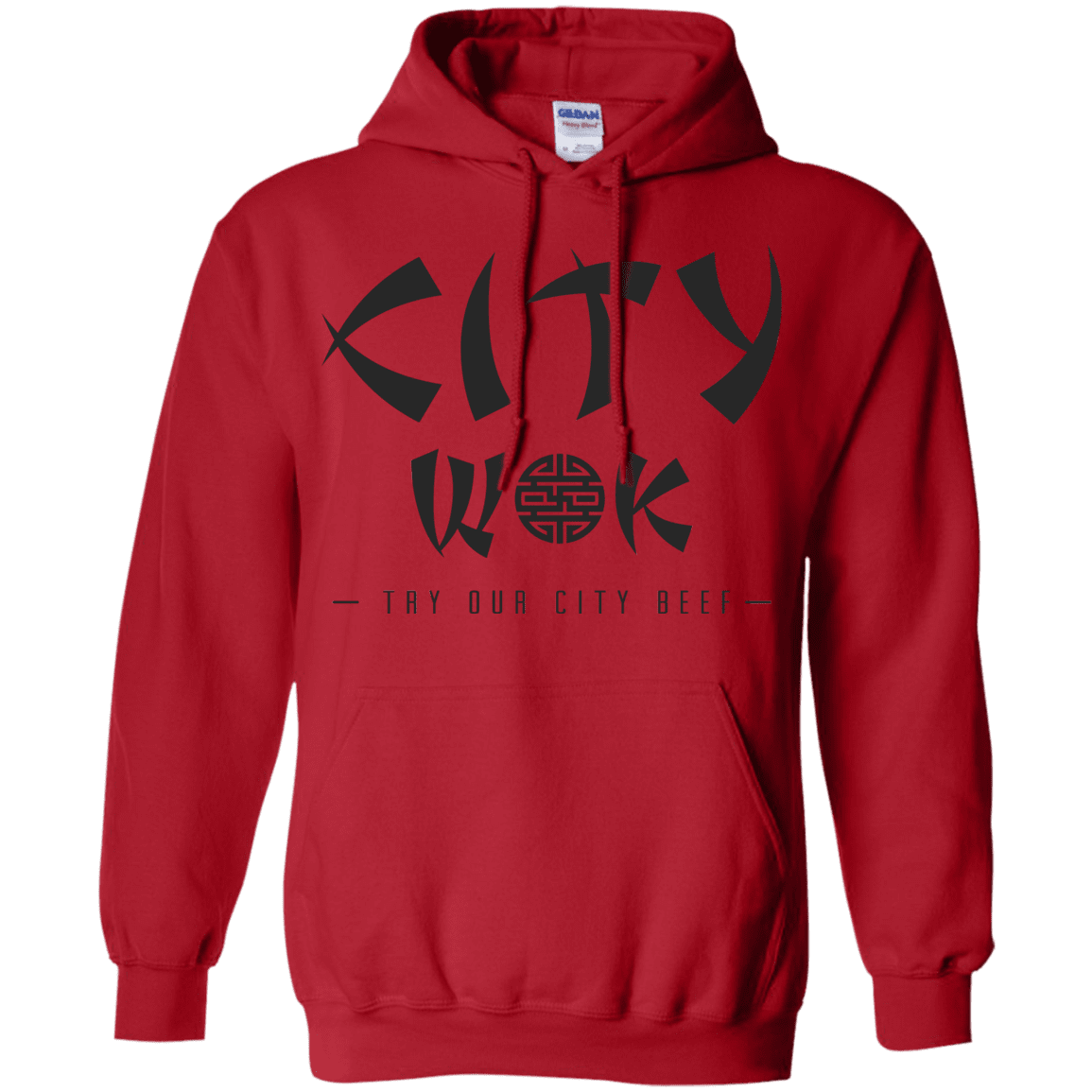 Sweatshirts Red / S City Wok Pullover Hoodie