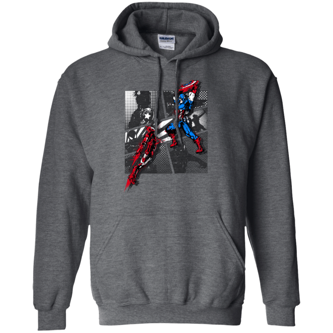 Sweatshirts Dark Heather / Small CIVIL WAR Pullover Hoodie